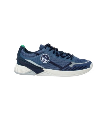 Scarpe North Sails sneaker Skipper Tint 030 ecosuede/ tessuto mesh dusty blue US24NS02