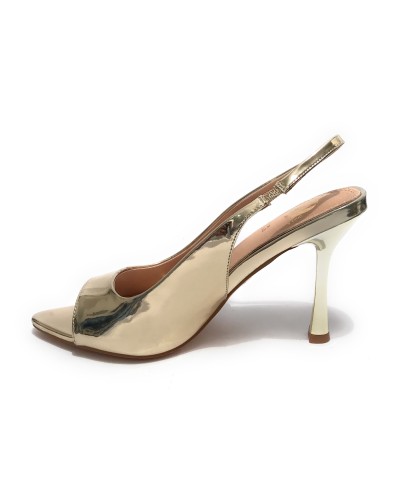 Scarpe donna sandalo Gold&gold ecopelle oro DS24GG32 GU231