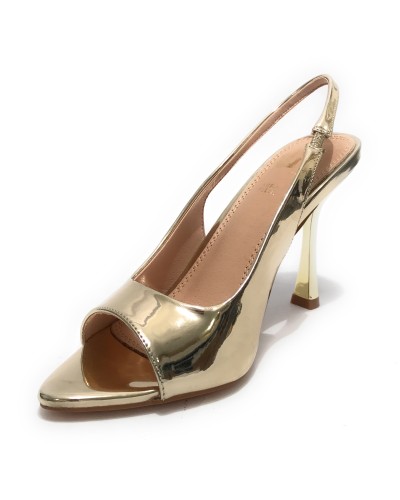 Scarpe donna sandalo Gold&gold ecopelle oro DS24GG32 GU231