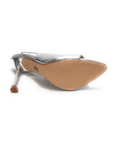 Scarpe donna sandalo Gold&gold ecopelle silver DS24GG33 GU231