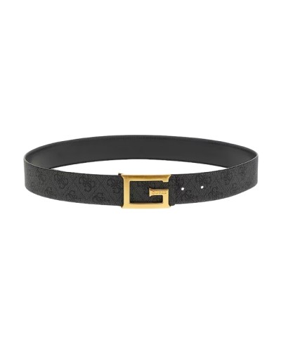 Cinta donna Guess Noreen 4g logo adjustable/ reversible belt coal logo C25GU04 BW9153P4338