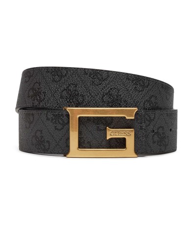 Cinta donna Guess Noreen 4g logo adjustable/ reversible belt coal logo C25GU04 BW9153P4338
