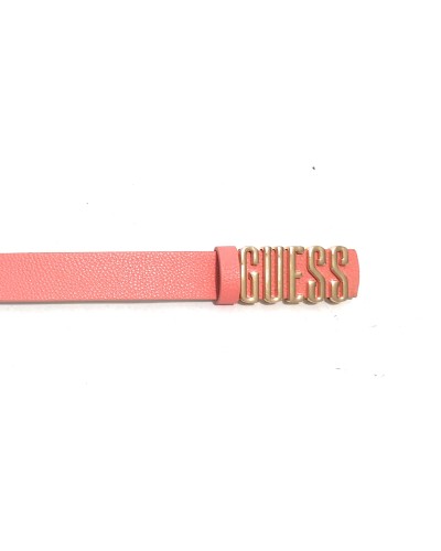 Cinta donna Guess Meridian not adjustable belt rosa corallo C25GU02 BW9114P4225