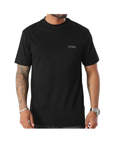 T-shirt uomo Guess small logo tee black E25GU20 M4YI62KCCM1 JBLK