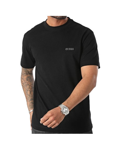 T-shirt uomo Guess small logo tee black E25GU20 M4YI62KCCM1 JBLK