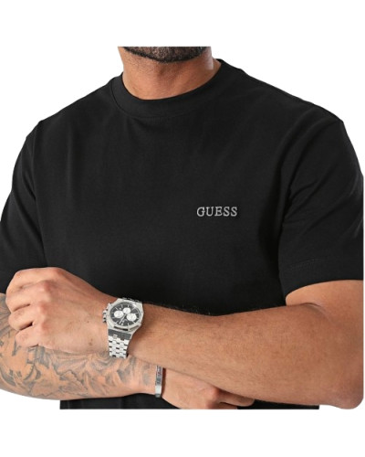 T-shirt uomo Guess small logo tee black E25GU20 M4YI62KCCM1 JBLK