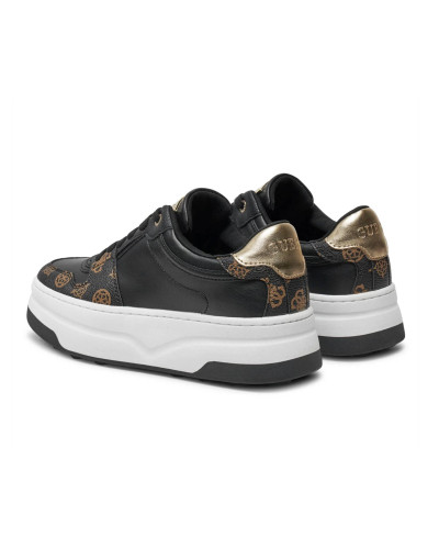 Scarpe donna Guess sneaker Queenz ecopelle black/ brown D25GU07 FLTQNZFAL12