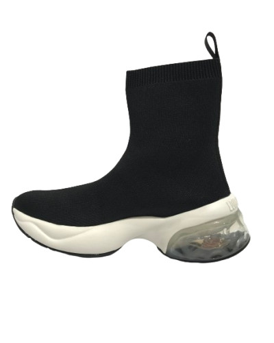 Scarpe donna Love Moschino sneaker running calza crystal TC 60 black D25MO04 JA15286G1LIYA000