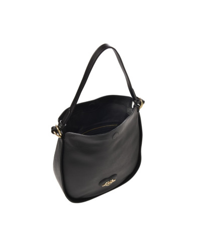 Borsa donna Love Moschino a spalla trapuntata saffiano nero B24MO99 JC4265