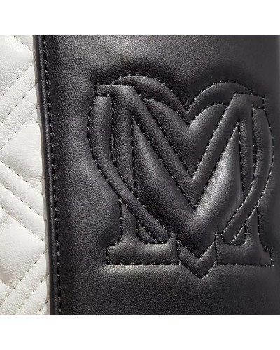 Borsa donna Love Moschino secchiello trapuntato bicolor B24MO83 JC4165