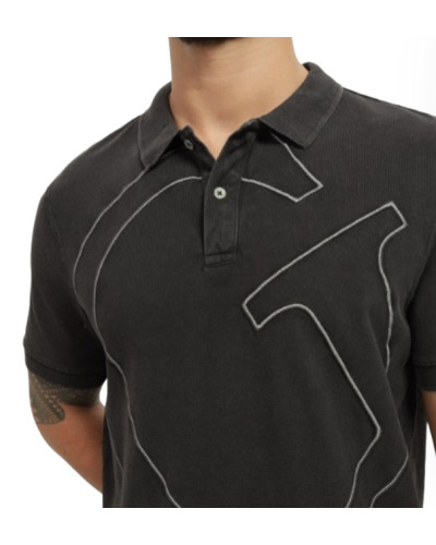 Polo uomo Guess G Letter short sleeve polo nero E25GU37 M4YP07KC9T1 JBLK