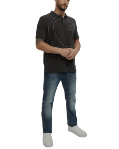 Polo uomo Guess G Letter short sleeve polo nero E25GU37 M4YP07KC9T1 JBLK