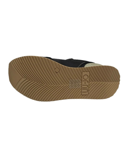 Scarpe donna Liu-Jo Dreamy 05 sneaker Nylon/Pony hair black/white D25LJ03 BF4041 TX428