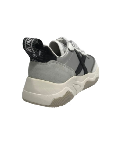 Scarpe donna Munich sneaker Wave 164 in pelle/ tessuto grigio D25MU01 8770164