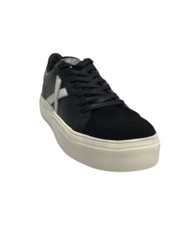 Scarpe donna Munich sneaker Rete Sky 72 pelle nero/ silver D25MU03 8085072