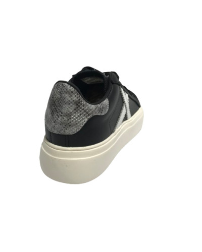 Scarpe donna Munich sneaker Rete Sky 72 pelle nero/ silver D25MU03 8085072