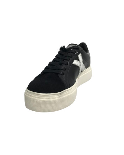 Scarpe donna Munich sneaker Rete Sky 72 pelle nero/ silver D25MU03 8085072