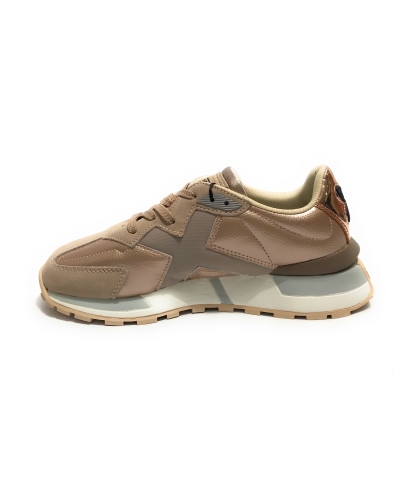 Scarpe donna Munich sneaker Soku 18 in pelle/ ecopelle laminato rosa D25MU06 8189018