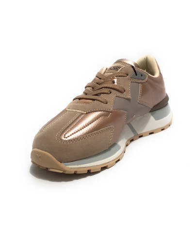 Scarpe donna Munich sneaker Soku 18 in pelle/ ecopelle laminato rosa D25MU06 8189018