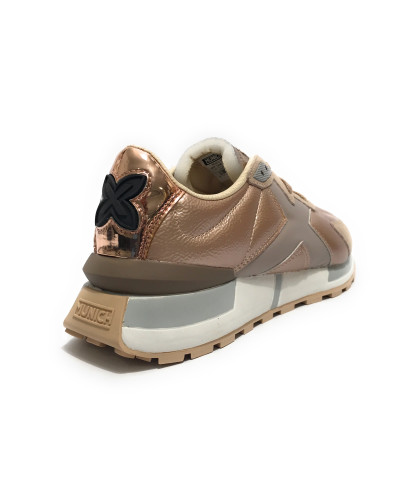 Scarpe donna Munich sneaker Soku 18 in pelle/ ecopelle laminato rosa D25MU06 8189018