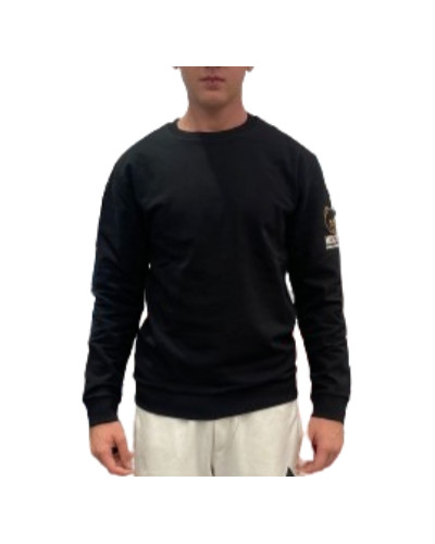 Felpa uomo Moschino girocollo nero E25MO01 V1A1701 4424 0555