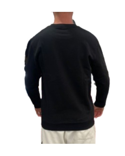 Felpa uomo Moschino girocollo nero E25MO01 V1A1701 4424 0555