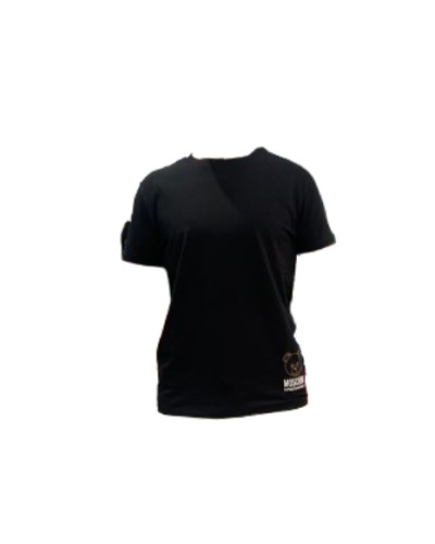 T-shirt uomo Moschino logo Underwear colore nero E25MO02 V1A0703 4406 0555