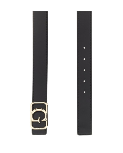 Cinta donna Guess Mietta logo adjustable/ reversible belt coal logo C25GU29 BW9184P4435