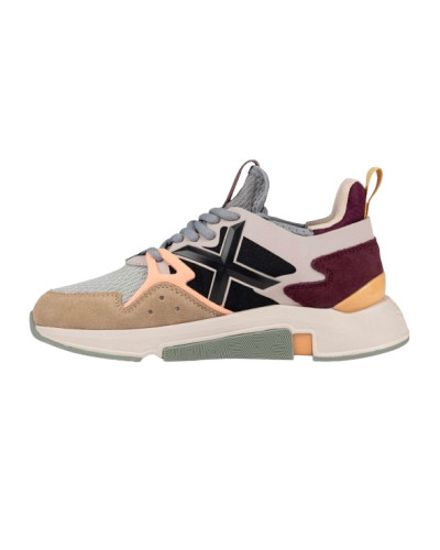 Scarpe donna Munich sneaker Clik 83 in suede/ mesh multicolor D25MU08 4172083