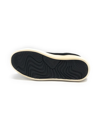 Scarpe Sun68 sneaker Girl's big Katy suede teen pelle nero Z25SU06 Z44424T