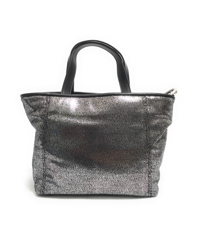 Borsa donna a mano/ tracolla Sun 68 Jacqueline glitter bag argento B25SU01 Z44272 XS