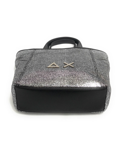 Borsa donna a mano/ tracolla Sun 68 Jacqueline glitter bag argento B25SU01 Z44272 XS