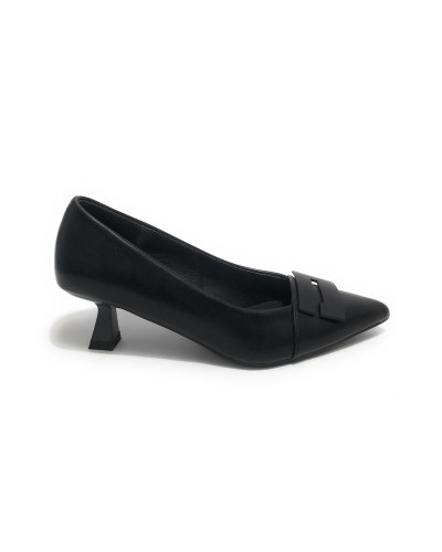 Scarpe donna décolleté Gold&gold tc 55 ecopelle nero D25GG17 GP705
