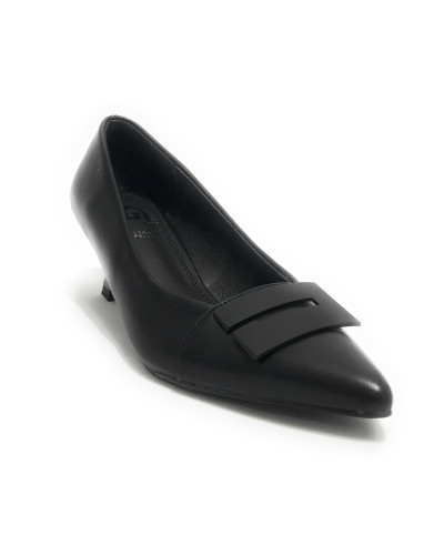Scarpe donna décolleté Gold&gold tc 55 ecopelle nero D25GG17 GP705