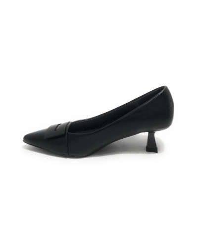 Scarpe donna décolleté Gold&gold tc 55 ecopelle nero D25GG17 GP705