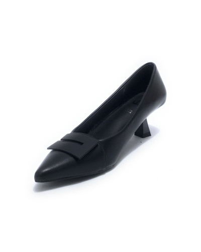 Scarpe donna décolleté Gold&gold tc 55 ecopelle nero D25GG17 GP705