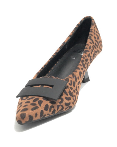Scarpe donna décolleté Gold&gold tc 55 ecopelle leopard D25GG18 GP705