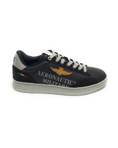 Sneaker Aeronautica Militare ecosuede blu U25AR06 242SC289CT3385