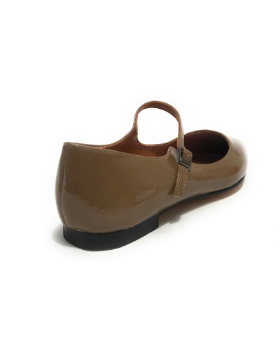 Scarpe donna Gold&gold ballerina a punta in ecopelle beige D25GG14 GD172