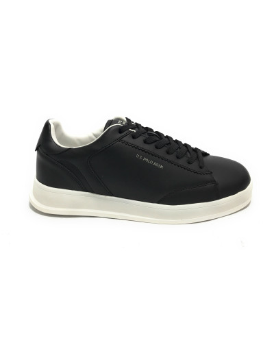 Scarpe U.S. Polo sneaker Campy002 in ecopelle black uomo U25UP04