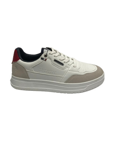 Scarpe U.S. Polo sneaker Kosmo006 in ecosude/ ecopelle white uomo U25UP08