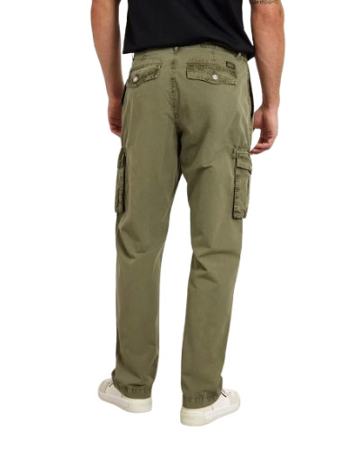Pantaloni uomo Guess cargo a vita media verde army E25GU51 M4YB45WGES0 G896