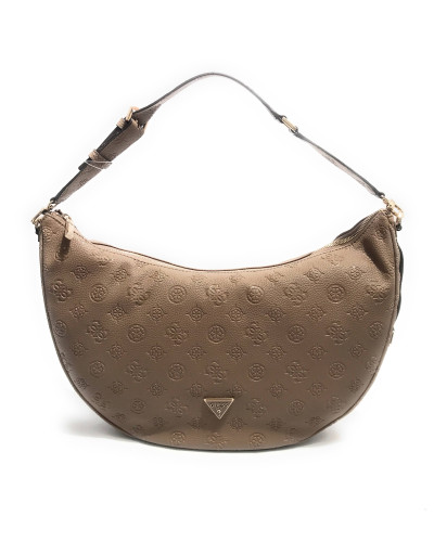 Borsa Guess a spalla Cresidia large hobo ecopelle dark taupe B25GU180 PG934903