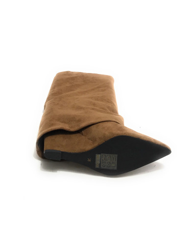 Scarpe donna Gold&gold stivale gonna ecosuede taupe D25GG24 GV16