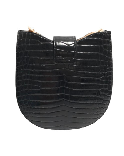 Borsa donna Love Moschino a spalla ecopelle shiny cocco nero B25MO92 JC4386PP0LKJ0000