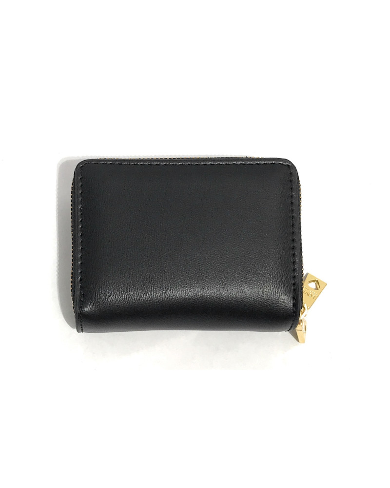 Portafoglio donna Love Moschino zip around 2 comparti nero A25MO29