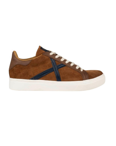 Scarpe Munich sneaker Rete 98 in pelle scamosciata cognac uomo U25MU08 8080098