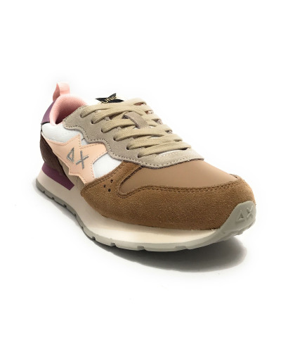 Scarpe Sun68 sneaker Girl's Stargirl multicolor teen beige Z25SU12 Z44409T