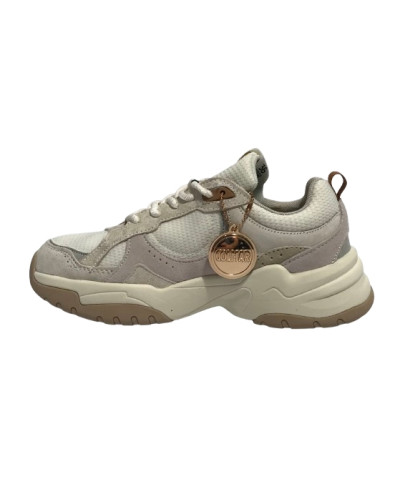 Scarpe donna Colmar sneaker Tess Cloud 096 in pelle scamosciata/ mesh off white /sand D25CO02