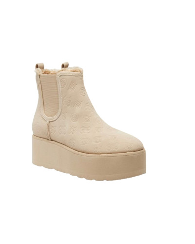 Scarpe donna Guess stivaletto Jilaine ecopelle scamosciata nude D25GU31 FLFJILFAL10